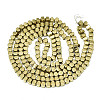 Electroplate Non-magnetic Synthetic Hematite Beads Strands G-S352-66A-01-2