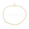 Rack Plating Brass Ball Chain Necklaces for Women NJEW-G102-01B-G-1