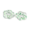 Transparent Printed Acrylic Beads OACR-H124-05B-03-2