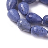 Natural Dumortierite Quartz Beads Strands G-P422-30-3