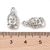 Tibetan Style Alloy Buddha Head Pendants X-TIBEP-M031-05AS-3