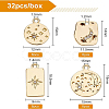 BENECREAT Alloy Pendants FIND-BC0001-89-2