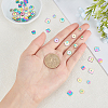 48 Pcs 4 Styles PVD Vacuum Plating 304 Stainless Steel Spacer Beads STAS-UN0022-36-2