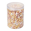 Cheriswelry 11 Strands 11 Styles Baking Painted Pearlized Glass Pearl Round Bead Strands HY-CW0001-04-8