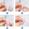 Ion Plating(IP) Adjustable 304 Stainless Steel Finger Rings Components STAS-P291-01E-G-5