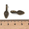 Tibetan Style Alloy Glue-on Flat Pad Bails LS-X-TIBEP-Q064-183AB-NR-2