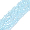 Electroplate Glass Beads Strands EGLA-A044-J3mm-B04-1