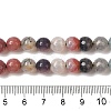 Dyed & Heated Natural Dragon Veins Agate Beads Strands G-P539-A01-12-5