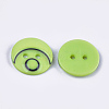 Resin Buttons BUTT-Q041-06A-06-3