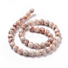 Natural Red Netstone Beads Strands G-F352-8mm-4