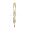 3 Rows Brass Crystal Rhinestone Cup Chain Big Pendants LS-KK-A167-04KCG-2