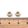 Brass Micro Pave Cubic Zirconia Beads KK-R216-10A-KCG02-3