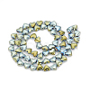Electroplate Non-magnetic Synthetic Hematite Beads Strands G-T061-101C-2