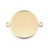 201 Stainless Steel Cabochon Connector Settings X-STAS-F191-15G-J-1