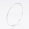 Tarnish Resistant 304L Stainless Steel Buddhist Bangles BJEW-G568-15P-1