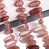 Natural Strawberry Quartz Beads Strands G-Z091-A25-1