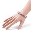 Glass Star Beaded Stretch Bracelet for Women BJEW-JB08273-3