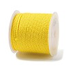 20M Polyester Braided Cord for Jewelry Making OCOR-G015-04A-11-3