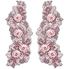 Polyester Embroidery Lace Cloth Patches AJEW-WH20070-069C-6