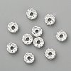 Brass Grade A Crystal Rhinestone Spacer Beads RB-A006-6MM-S-2