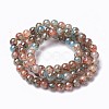 Spray Painted Glass Beads Strands GLAA-A038-C-76-2