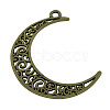 Tibetan Style Alloy Pendants X-TIBEP-R304-001AB-LF-1