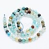 Natural Agate Beads Strands G-E469-12P-2