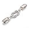Retro Alloy Cardigan Clips X-JEWB-WH0009-51-1