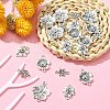 20Pcs 4 Styles Tibetan Style Zinc Alloy Connector Charms FIND-YW0003-08-5