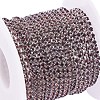 Brass Rhinestone Strass Chains CHC-R125-S6-16S-1