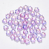 Spray Painted Glass Beads LS-GLAA-R211-04-E02-1