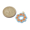 Seed Beads Beaded Charms PALLOY-MZ00205-3