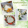 500Pcs Transparent Acrylic Charms TACR-SP0001-36B-5