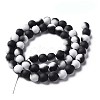 Spray Painted Non-magnetic Synthetic Hematite Beads Strands G-N337-01F-2