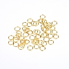 Iron Open Jump Rings IFIN-WH0058-13E-G-1