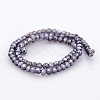 Pearl Luster Plated Glass Faceted Round Spacer Beads Strands GLAA-A027-3mm-PL01-2