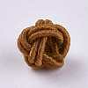 Polyester Weave Beads WOVE-K001-A15-2