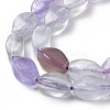 Natural Twist Fluorite Beads Strands G-L243B-10-4