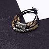 Tibetan Style Alloy Beads TIBEB-NB0001-01-5