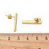 304 Stainless Steel Stud Earrings EJEW-F361-05G-3