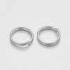 Brass Split Rings KK-E647-10S-8mm-2