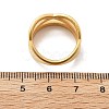 304 Stainless Steel Criss Cross Finger Rings RJEW-Q012-08G-5
