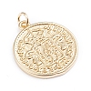 Brass Pendants ZIRC-I042-02G-2