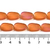 Electroplate Glass Beads Strands EGLA-C009-01B-FR04-4