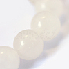 Natural White Jade Round Bead Strands G-E334-4mm-13-4