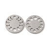 Tarnish Resistant 304 Stainless Steel Connector Charms STAS-J042-17P-1