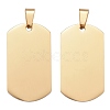 304 Stainless Steel Big Pendants STAS-I140-19F-G-2