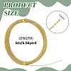 6M Copper Beading Wire for Jewelry Making CWIR-WH0026-01B-G-2
