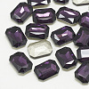 Pointed Back Glass Rhinestone Cabochons RGLA-T079-8x10mm-16-1