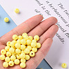 Opaque Acrylic Beads MACR-S370-C8mm-A10-5